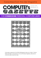 Gazette Disk cover for October 1994