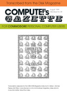 Gazette Disk cover for August 1994