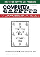 Gazette Disk cover for December 1994